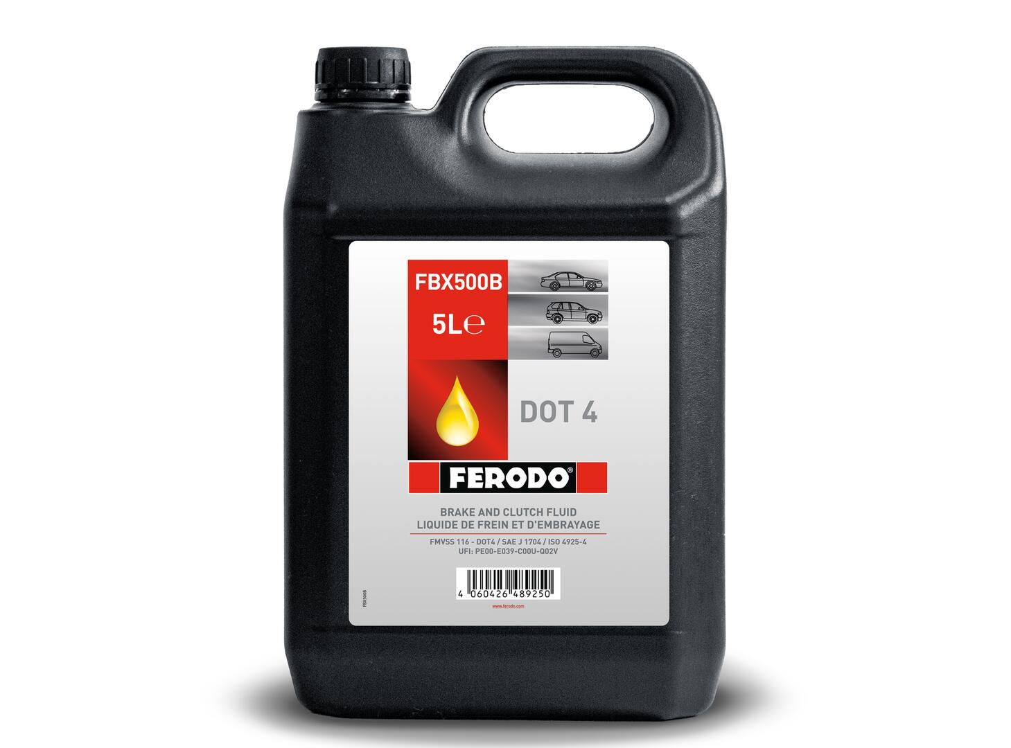 Lichid de Frână Ferodo DOT 4 5L